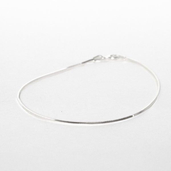 Pulseira de Prata 925 Rabo de Rato Pulseira de Prata 925 LUHEM Acessórios Masculinos   