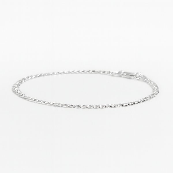 Pulseira de Prata 925 Grumet Gleam Fina