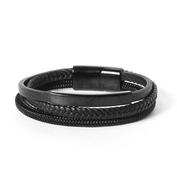 Pulseira de Couro Chairman Pulseira de Couro LUHEM Acessórios Masculinos   