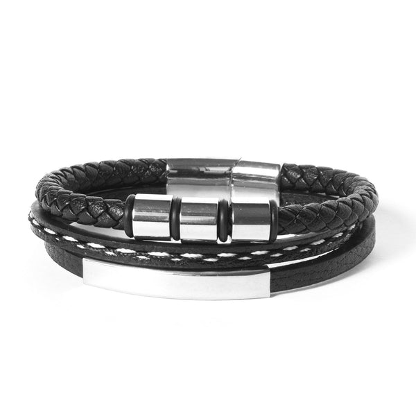 Pulseira de Couro Vincent Pulseira de Couro LUHEM Acessórios Masculinos   