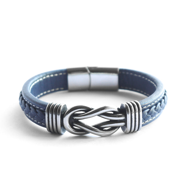 Pulseira de Couro Nautical Knot