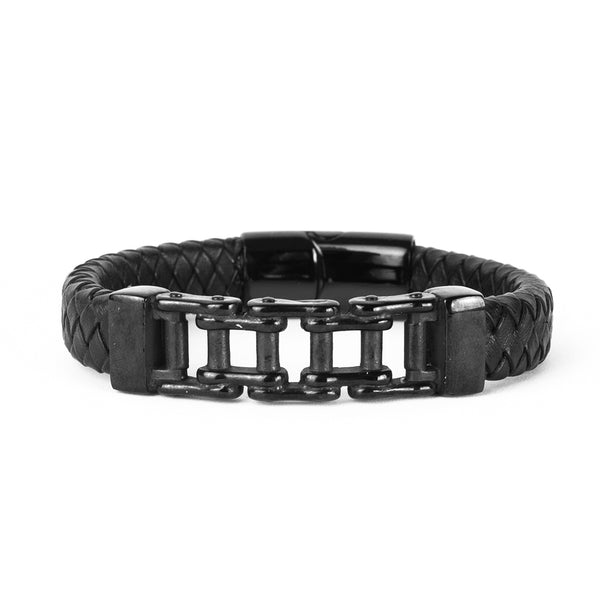 Pulseira de Couro Outlaw Pulseira de Couro LUHEM Acessórios Masculinos   