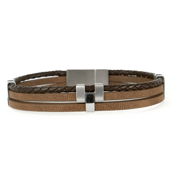 Pulseira de Couro Maverick Pulseira de Couro LUHEM Acessórios Masculinos   