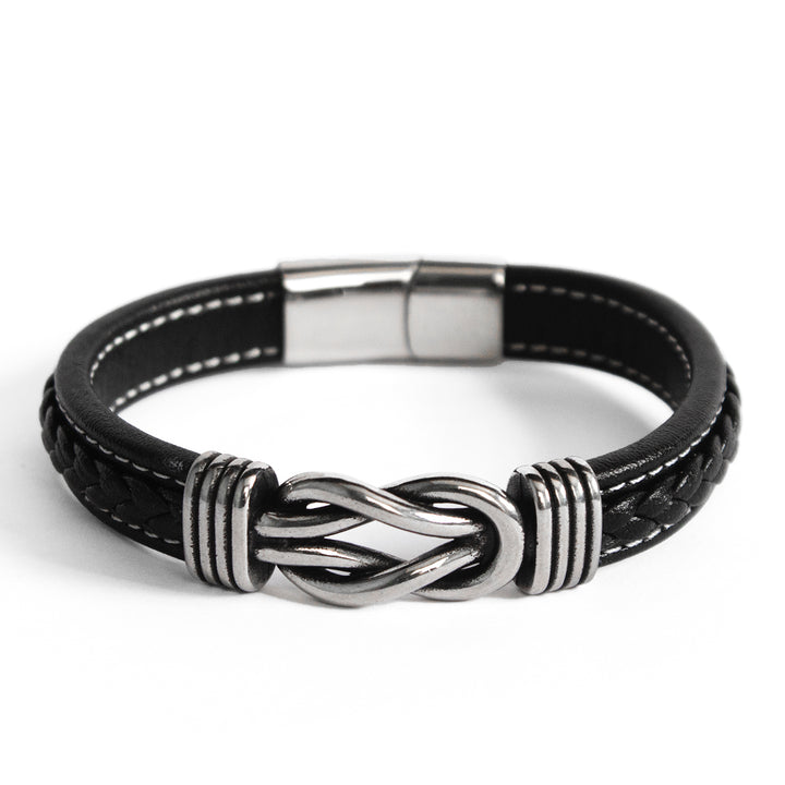 Pulseira Masculina Urban Knot Pulseira de Couro LUHEM Acessórios Masculinos   