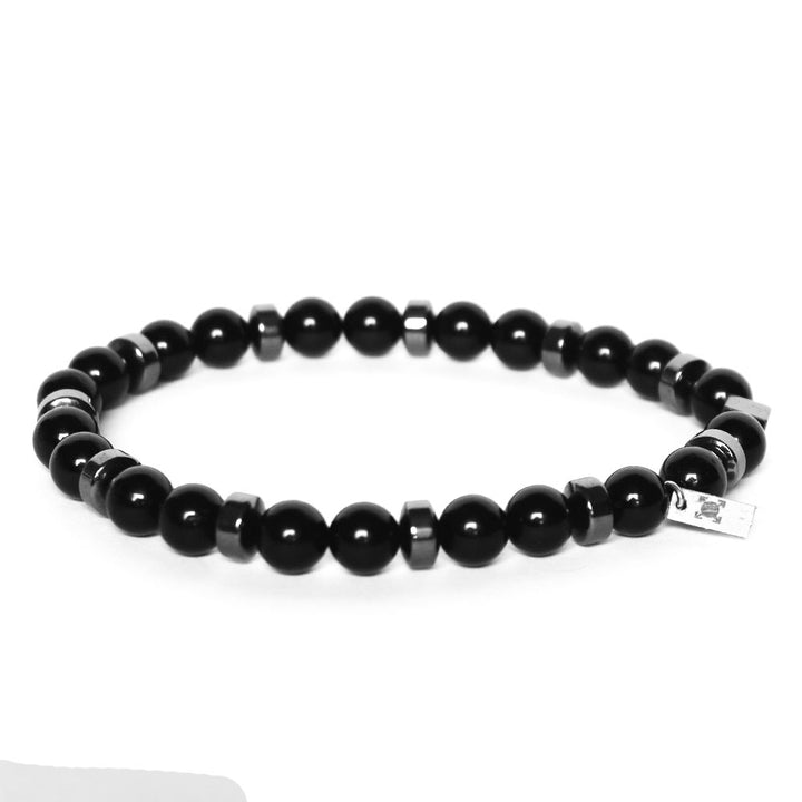 Pulseira de Pedra Protector Pulseira de Couro LUHEM Acessórios Masculinos   