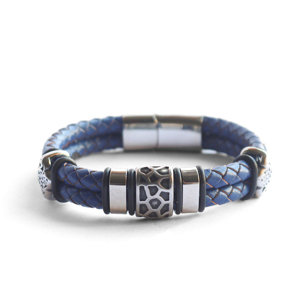 Pulseira de Couro Elegance Serpentine