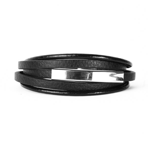 Pulseira de Couro Sable Pulseira de Pedra LUHEM Acessórios Masculinos   