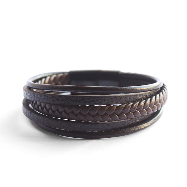 Pulseira de Couro Urban Noble
