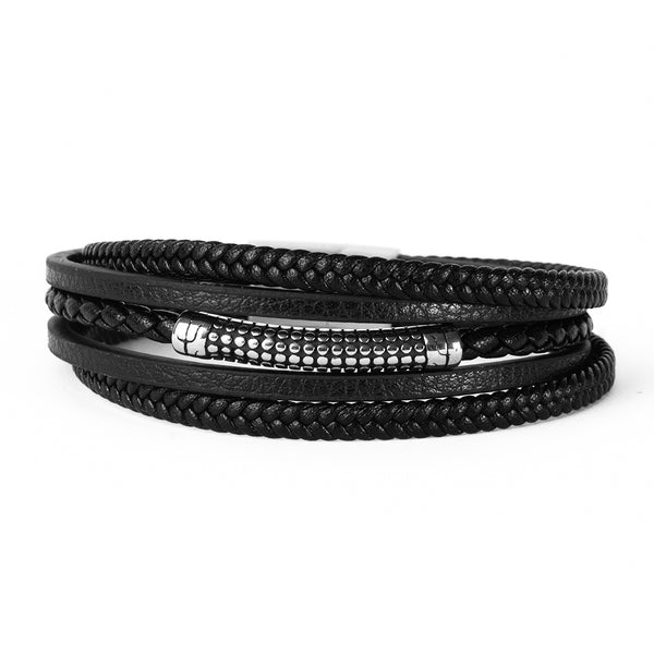 Pulseira de Couro Zeus Pulseira de Couro LUHEM Acessórios Masculinos   