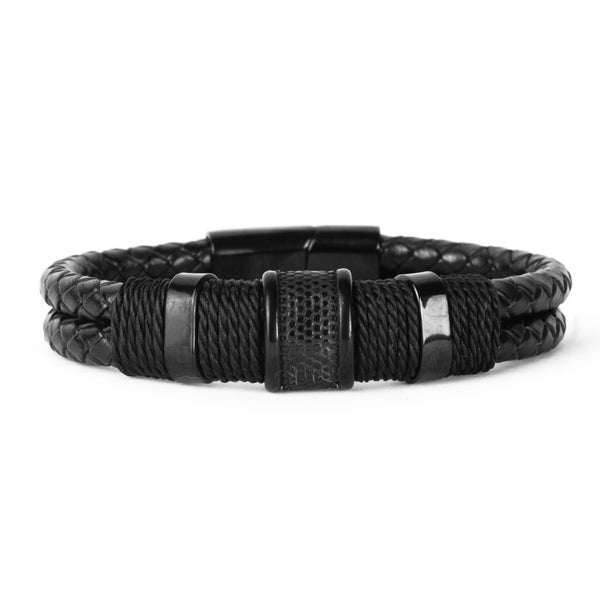 Pulseira de Couro Spectrum Pulseira de Couro LUHEM Acessórios Masculinos   