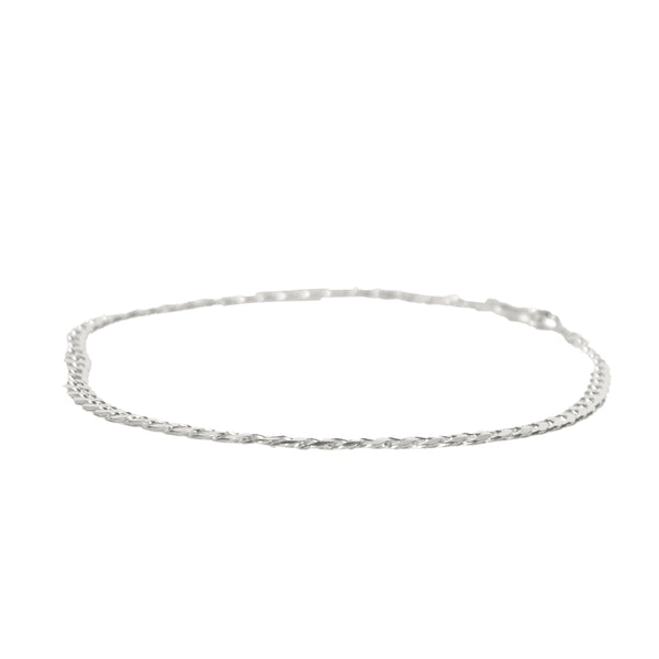 Pulseira de Prata 925 Grumet Gleam Fina