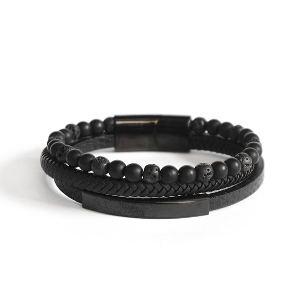 Pulseira Vulcan Essence Pulseira de Couro LUHEM Acessórios Masculinos   