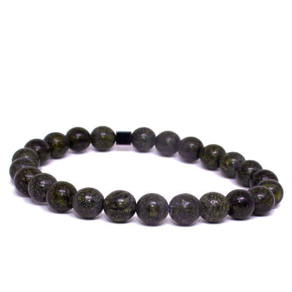 Pulseira Pedra Serpentinita Pulseiras em Pedras LUHEM   