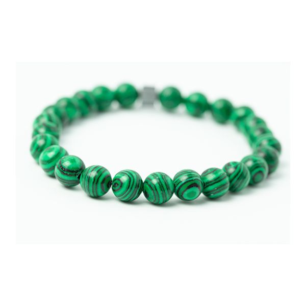 Pulseira Masculina de Pedra Amazonita Pulseira LUHEM Default Title  