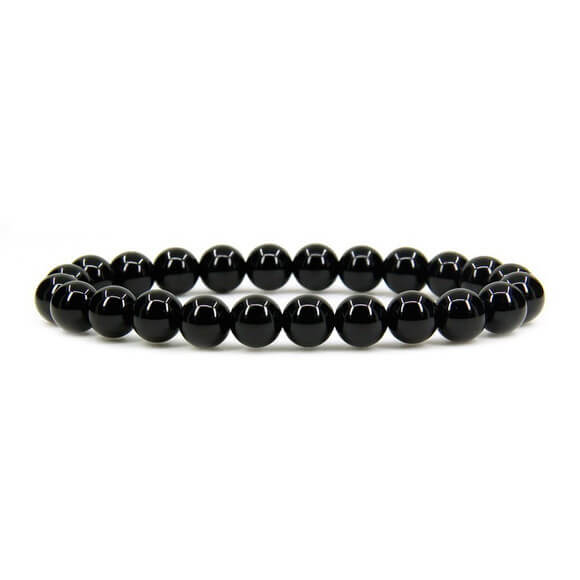 Pulseira Masculina de Pedra Onix Pulseiras em Pedras LUHEM   